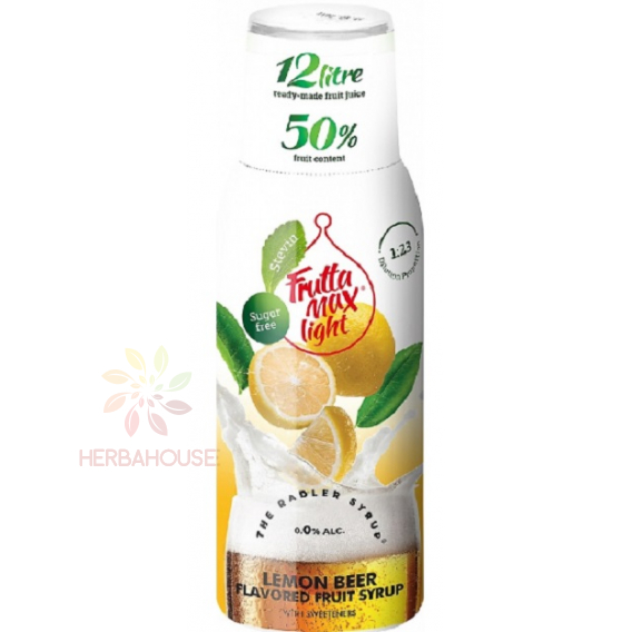 Obrázok pre Fruttamax Light sirup so sladidlom citrónový radler (500ml)