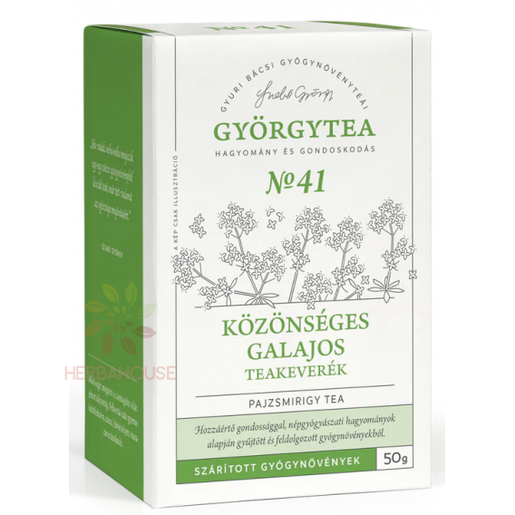 Obrázok pre Györgytea No41 Čajová zmes z lipkavca mäkkého - na štítnu žľazu (50g) 