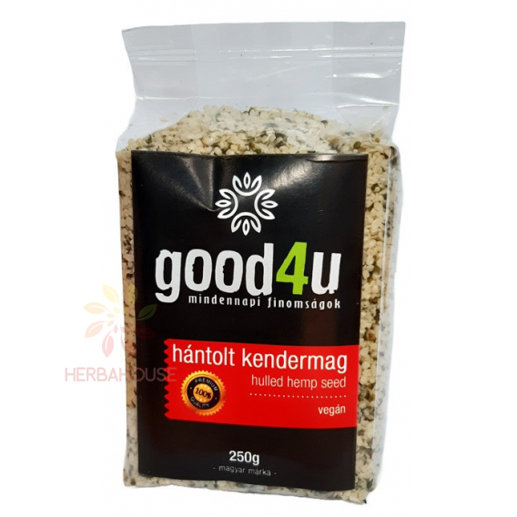 Obrázok pre Good4u Konopné semienka lúpané (250g)