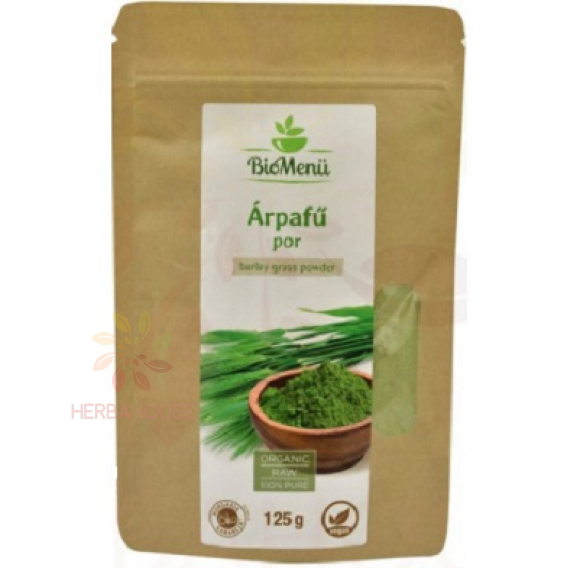 Obrázok pre BioMenü Bio Zelený mladý jačmeň prášok (125g)