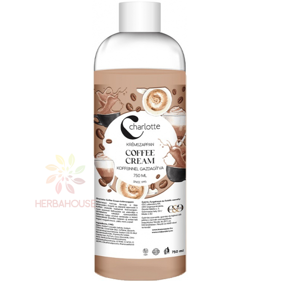 Obrázok pre Charlotte Tekuté mydlo Coffee Cream – náhradná náplň (750ml)