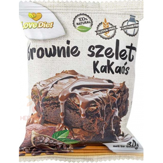 Obrázok pre LoveDiet Bezlepkový Brownie rez kakaový (30g)