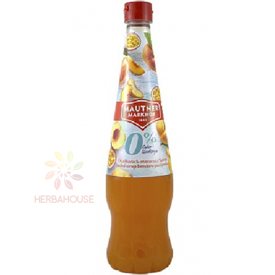 Obrázok pre Mautner Markhof Sirup s príchuťou broskyňa a maracuja so sladidlami (700ml) 
