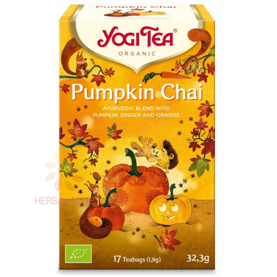 Obrázok pre Yogi Tea® Bio Ajurvédsky čaj Pumpkin Chai (17ks) 