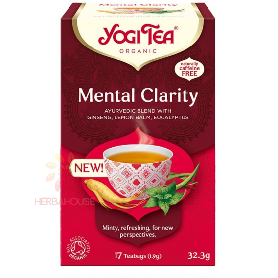 Obrázok pre Yogi Tea® Bio Ajurvédsky čaj Mental Clarity (17ks) 