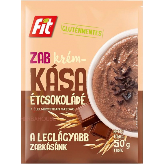 Obrázok pre Fit Bezlepková Krémová ovsená kaša čokoládová (50g)