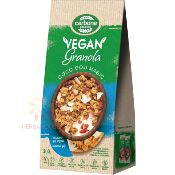 Obrázok pre Cerbona Vegan Granola s kokosom a goji (300g) 