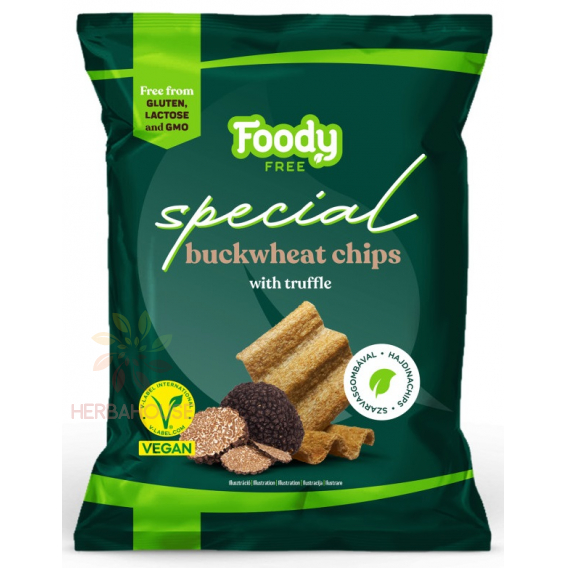 Obrázok pre Foody Free Special Bezlepkový Pohánkový chips s hľuzovkou (45g)