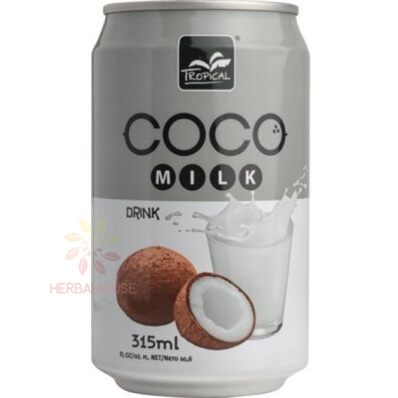 Obrázok pre Tropical Coco milk drink Kokosový nápoj (315ml)