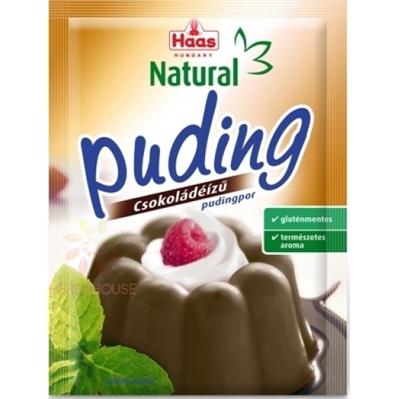 Obrázok pre Haas Natural Čokoládový puding (44g)