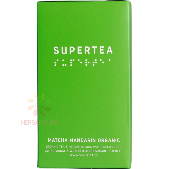 Obrázok pre Teministeriet Supertea Bio Zelený čaj Matcha  mandarin (20ks)