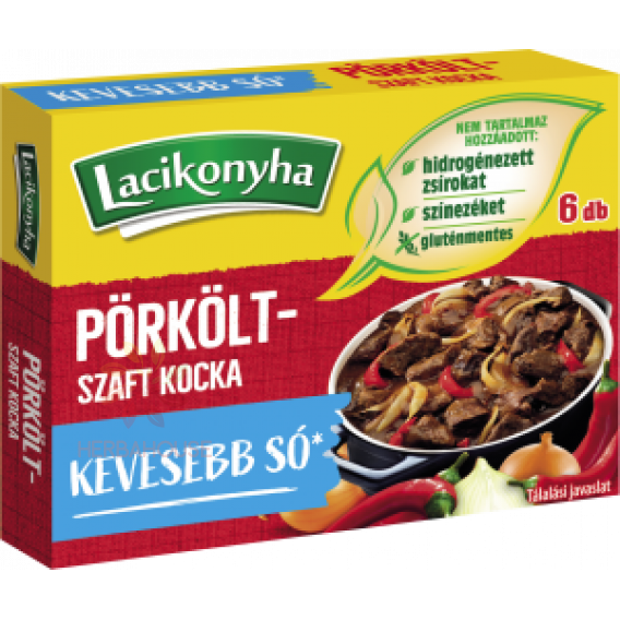 Obrázok pre Lacikonyha Dochucovadlo do perkeltu v kocke s nižším obsahom soli (60g)