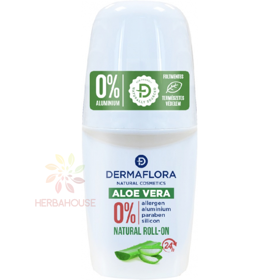 Obrázok pre Dermaflora Roll-on Guľôčkový dezodorant s Aloe vera (50ml)