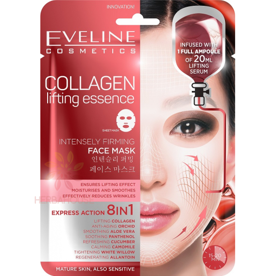 Obrázok pre Eveline Collagen Spevňujúca látková pleťová maska (1ks)