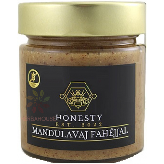 Obrázok pre Honesty Krémový med s mandľovým maslom a škoricou (310g)