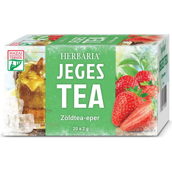 Obrázok pre Herbária Ľadový čaj zelený čaj a jahoda (20ks)