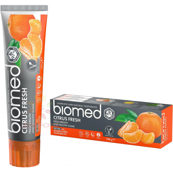 Obrázok pre Biomed Citrus Fresh Bio prírodná zubná pasta s citrusmi (100g) 