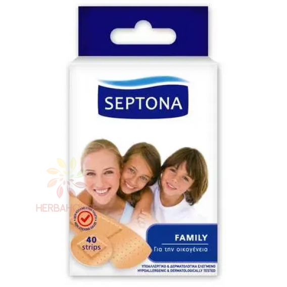 Obrázok pre Septona Family Strips náplasti na drobné poranenia (40ks)