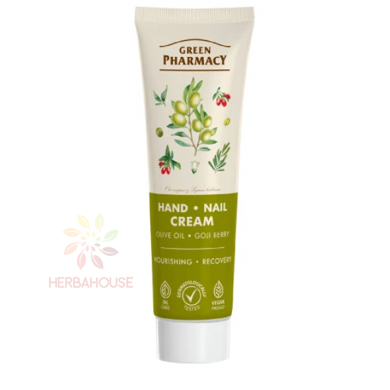 Obrázok pre Green Pharmacy Krém na ruky a nechty - olivový olej a goji (100ml)