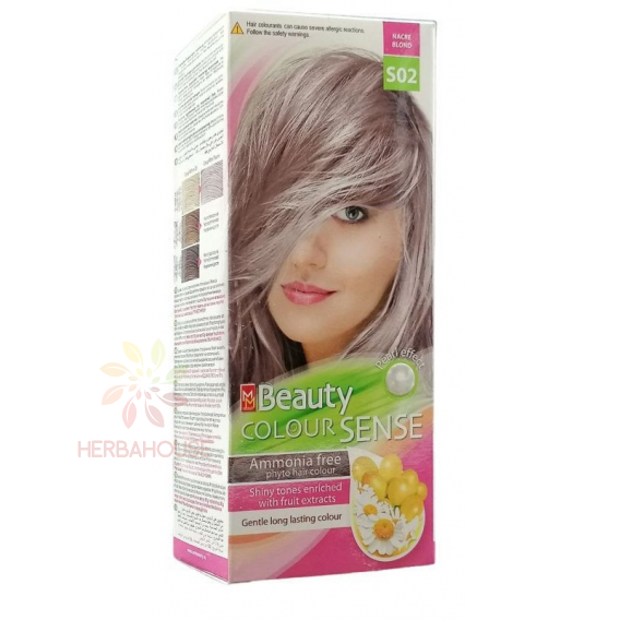 Obrázok pre MM Beauty Colour Sense permanentná farba na vlasy S02 - perleťový blond (125ml)