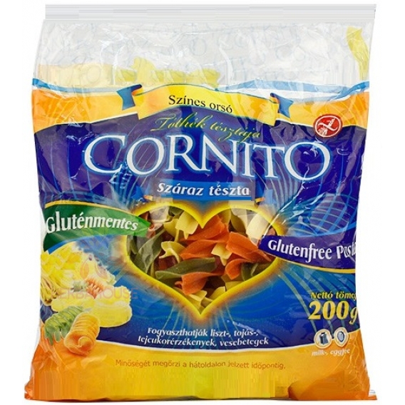 Obrázok pre Cornito Bezlepkové cestoviny vretená farebné (200g)