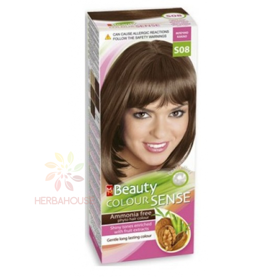 Obrázok pre MM Beauty Colour Sense permanentná farba na vlasy S08 - mliečna čokoláda (125ml)