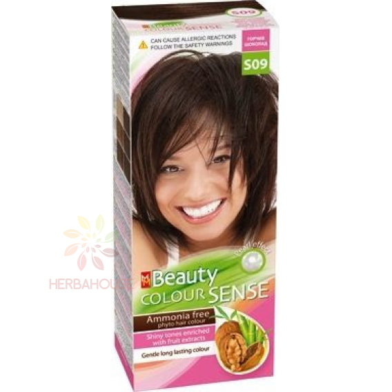 Obrázok pre MM Beauty Colour Sense permanentná farba na vlasy S09 - horká čokoláda (125ml)