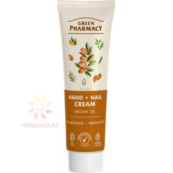 Obrázok pre Green Pharmacy Krém na ruky a nechty s argánovým olejom a vitamínmi (100ml)