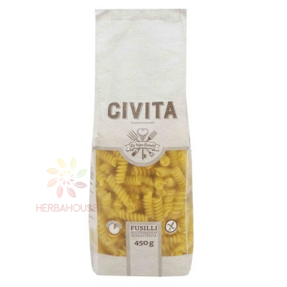 Obrázok pre Civita Bezlepkové kukuričné cestoviny fusilli (450g)