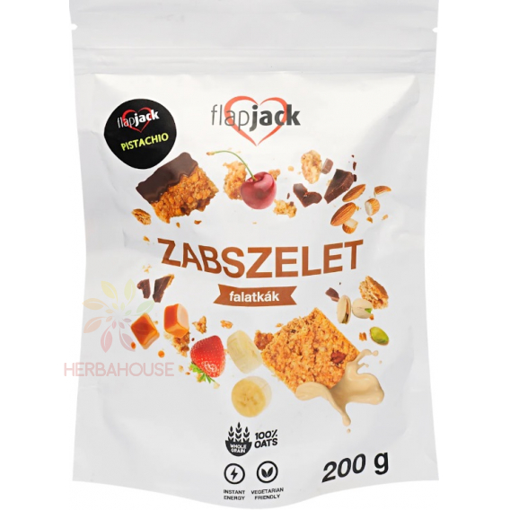 Obrázok pre FlapJack Ovsené kocky s pistácami (200g)