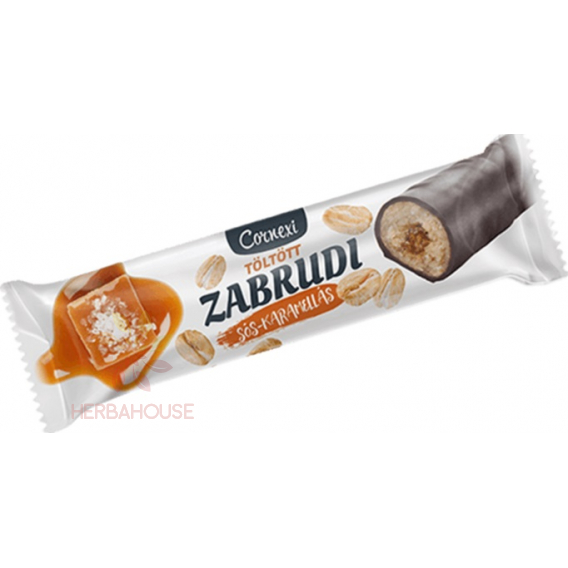 Obrázok pre Cornexi Zabrudi Ovsená tyčinka s plnkou slaný karamel v kakaovej poleve (30g)