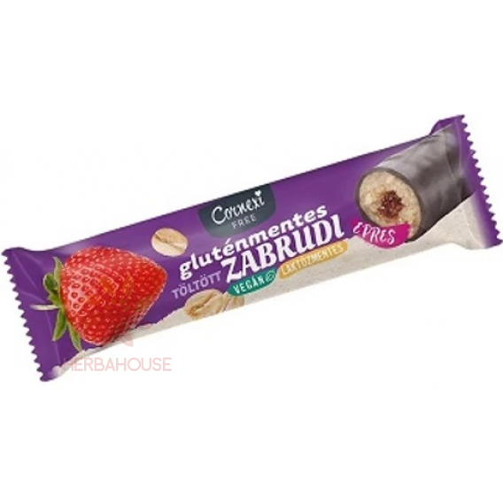 Obrázok pre Cornexi Free Zabrudi Vegan Bezlepková ovsená tyčinka s jahodovou plnkou v kakaovej poleve (30g)