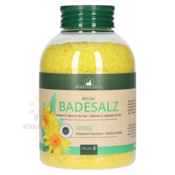 Obrázok pre Herbamedicus Soľ do kúpeľa s extraktom z arniky (575g)