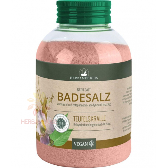 Obrázok pre Herbamedicus Soľ do kúpeľa s extraktom z diabolského pazúra (575g)