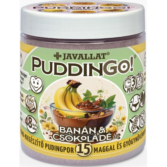 Obrázok pre Javallat PuddinGo! Puding s banánovo-čokoládovou príchuťou (360g)