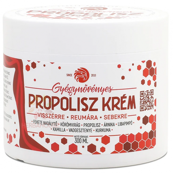 Obrázok pre Mannavita Propolisový krém s bylinkami na kŕčové žily, reumu a rany (300ml)