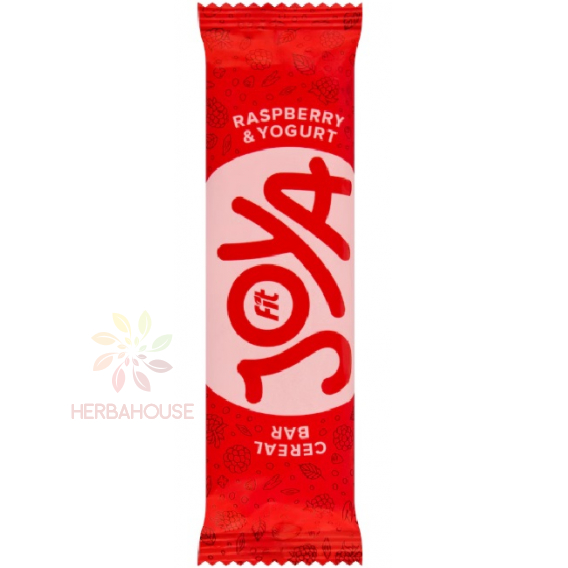 Obrázok pre Fit Joya Cereálna tyčinka s malinami v jogurtovej poleve (40g)