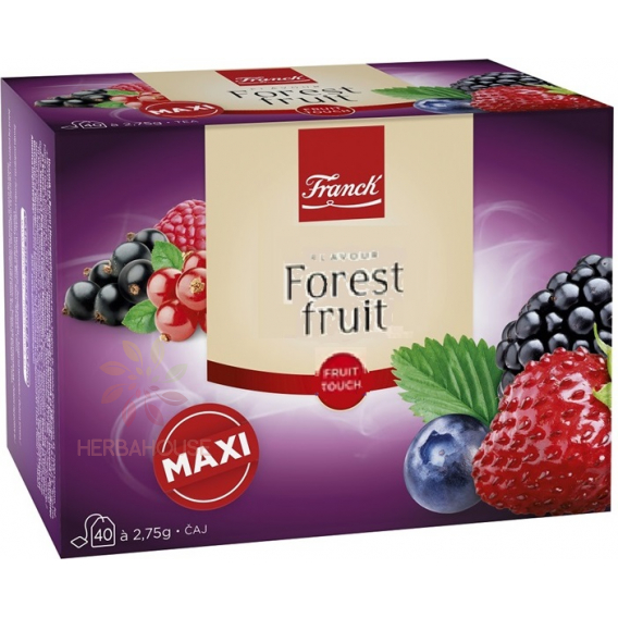 Obrázok pre Franck Maxi Ovocný čaj s príchuťou lesných plodov porciovaný (40ks)