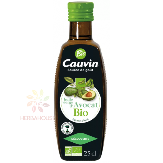 Obrázok pre Cauvin Bio extra panenský avokádový olej za studena lisovaný (250ml)