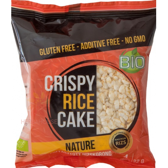 Obrázok pre Nagykun Rice-Ler Bio Bezlepkové Ryžové chlebíčky Natur (32g)
