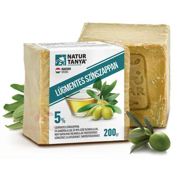 Obrázok pre Natur Tanya Bezalkalické mydlo s 5% vavrínovým olejom a 95% olivovým olejom (200g)
