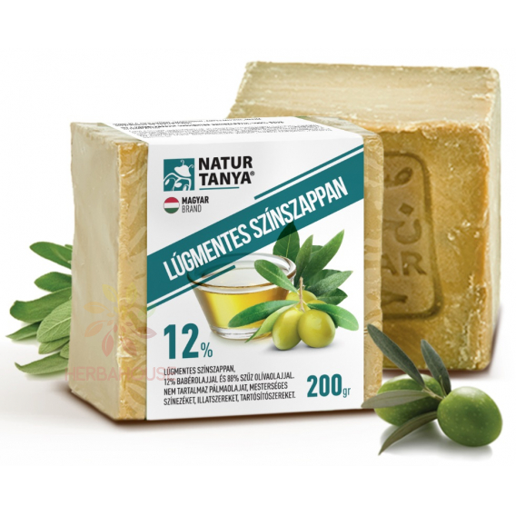 Obrázok pre Natur Tanya Bezalkalické mydlo s 12% vavrínovým olejom a 88% olivovým olejom (185g)