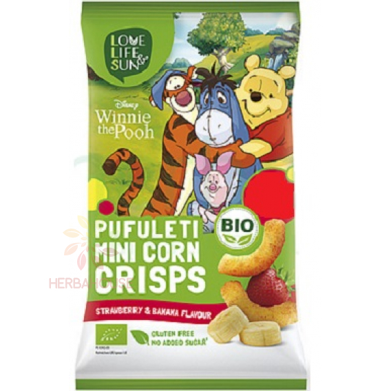 Obrázok pre LLS Bio Bezlepkový Winnie the Pooh kukuričný snack s jahodovo-banánovou príchuťou (30g)