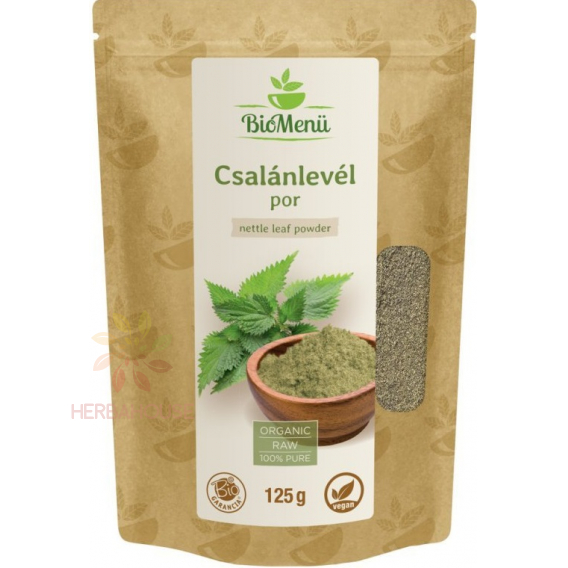 Obrázok pre BioMenü Bio RAW Žihlavový list prášok (125g) 
