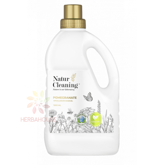 Obrázok pre Natur Cleaning Hypoalergénny prací gél s olejom granátového jablka (1500ml)