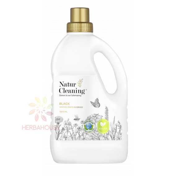Obrázok pre Natur Cleaning Black Hypoalergénny prací gél na čierne a tmavé oblečenie (1500ml)