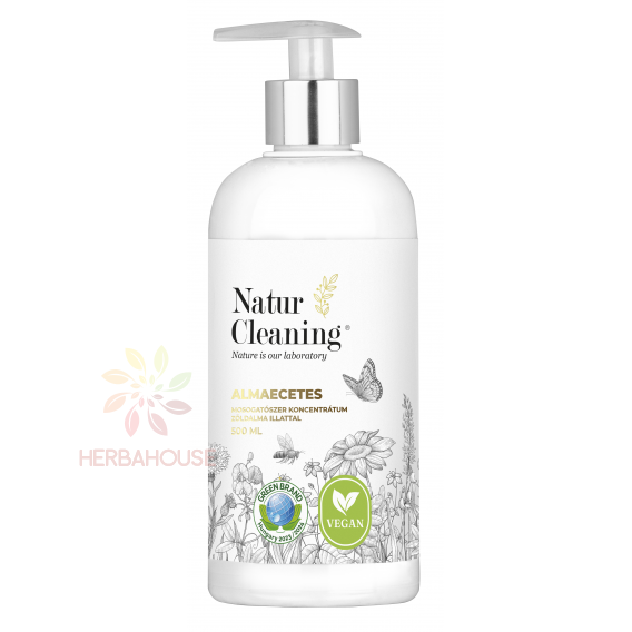Obrázok pre Natur Cleaning Hypoalergénny koncentrát na umývanie riadu s jablčným octom a vôňou zeleného jablka (500ml)