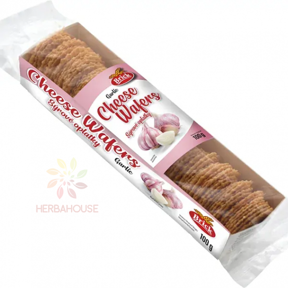 Obrázok pre Brick Krehké syrové oblátky s cesnakovou príchuťou (100g) 