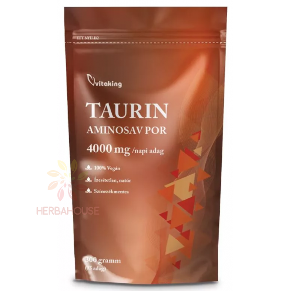 Obrázok pre Vitaking Taurinový aminokiselinový prášok (300g)