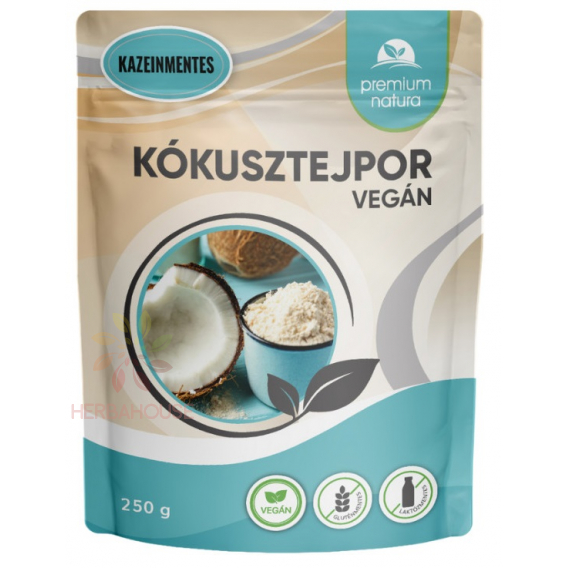 Obrázok pre Premium Natura Bezlepkové sušené kokosové mlieko v prášku (250g)